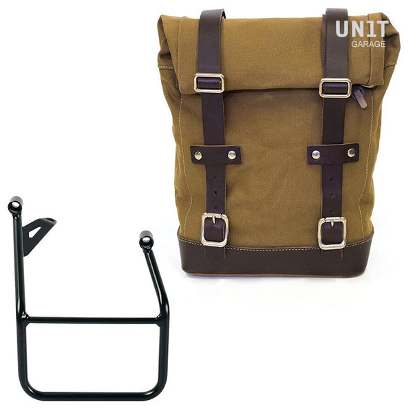 Unit Garage U001+4001DX Canvas side pannier 10L-14L + Right subframe BMW R1300GS
