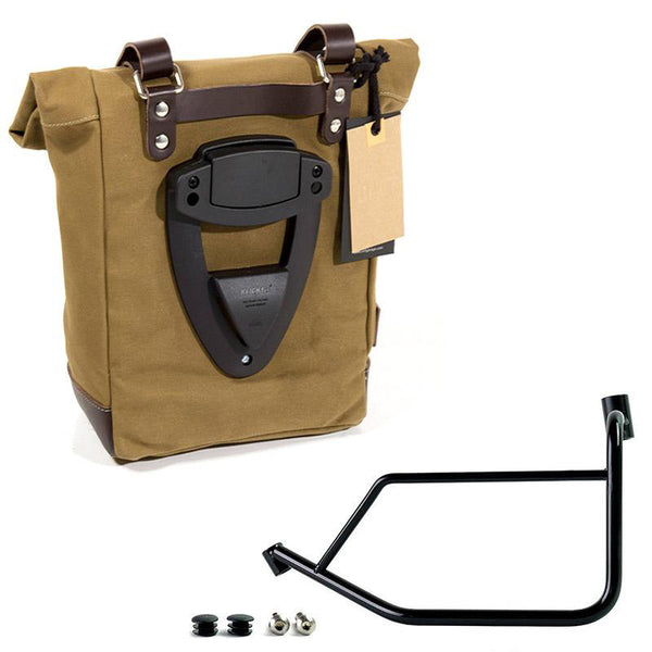 Unit Garage U001+3900SX Canvas side pannier 10L-14L + Left Subframe Ducati DesertX