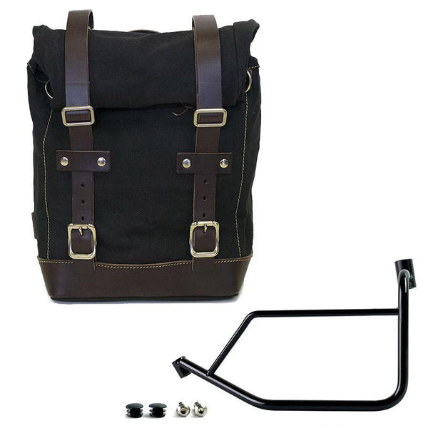 Unit Garage U001+3900SX Canvas side pannier 10L-14L + Left Subframe Ducati DesertX