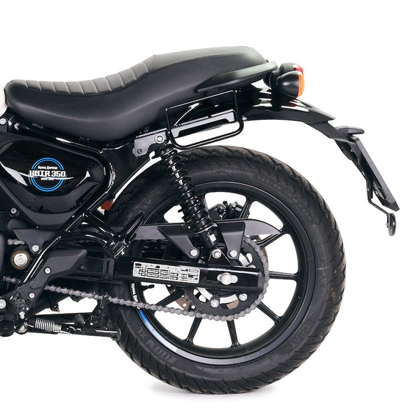 Unit Garage U001+3860SX_P Canvas side pannier 10L-14L + Left Frame Royal Enfield Hunter 350