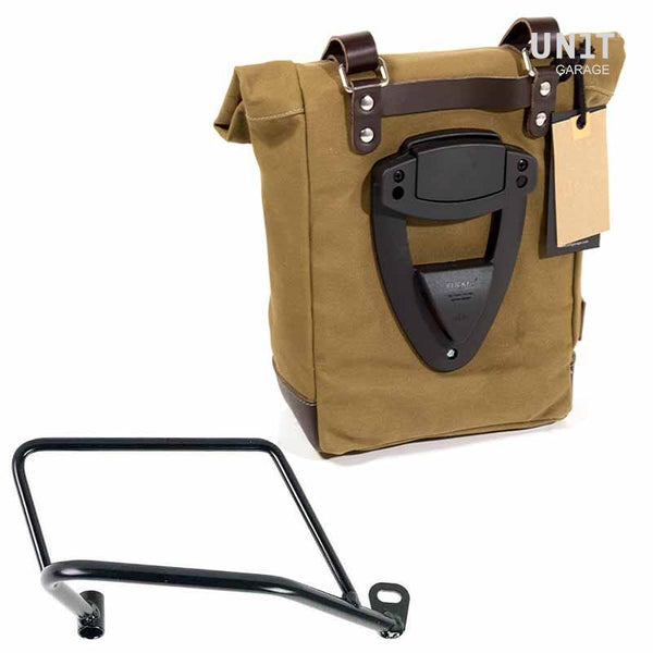 Unit Garage U001+1021DX Side Pannier Canvas + Right Subframe Kawasaki Z650RS - Z900RS