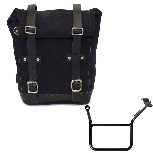 Unit Garage U002+4501SX Waxed suede side pannier 10L-14L + Left Subframe BMW F900GS