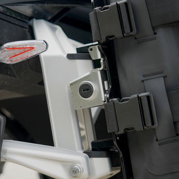 Unit Garage UG002+AL25_DX Khali side pannier in TPU 35L - 45L + Right Aluminium plate BMW R1300GS ADV