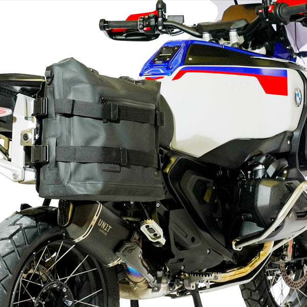Unit Garage UG002+AL25_DX Khali side pannier in TPU 35L - 45L + Right Aluminium plate BMW R1300GS ADV