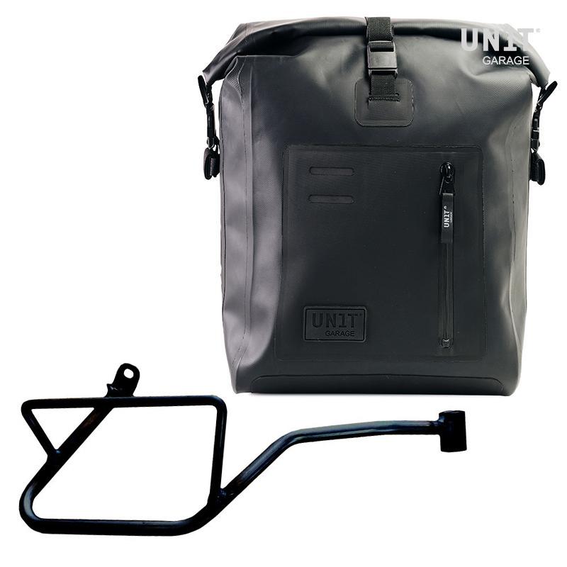 Unit Garage UG001+2231DX Khali side pannier in TPU + Right Frame Moto Guzzi V7 EURO5 PLUS (2025 until now)