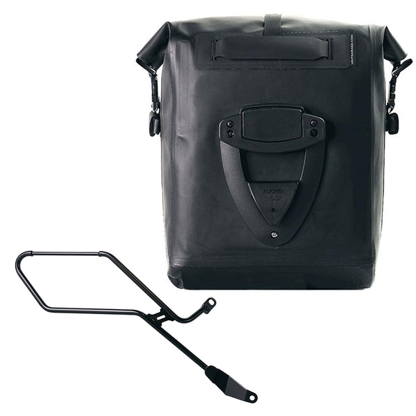 Unit Garage UG001+4901DX Khali side pannier in TPU + Right Frame Triumph Bonneville Bobber