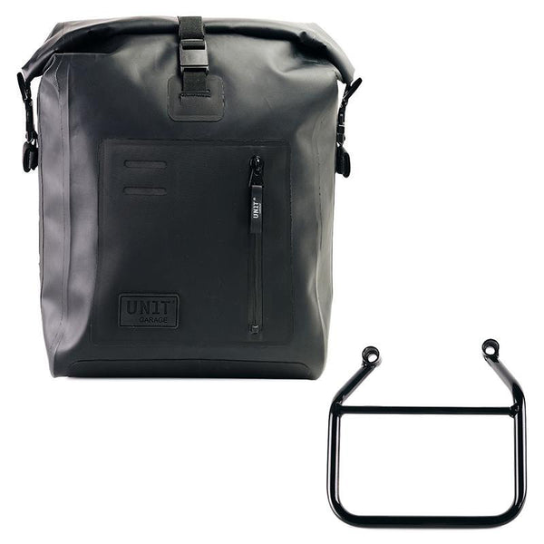 Unit Garage UG001+4201SX Khali side pannier in TPU + Left Subframe Triumph Scrambler 400 X