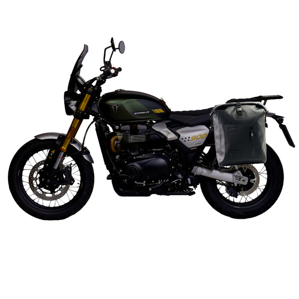 Unit Garage UG001+3171SX Khali side pannier in TPU + Left Subframe Triumph Street Scrambler 900 (2026 until now)