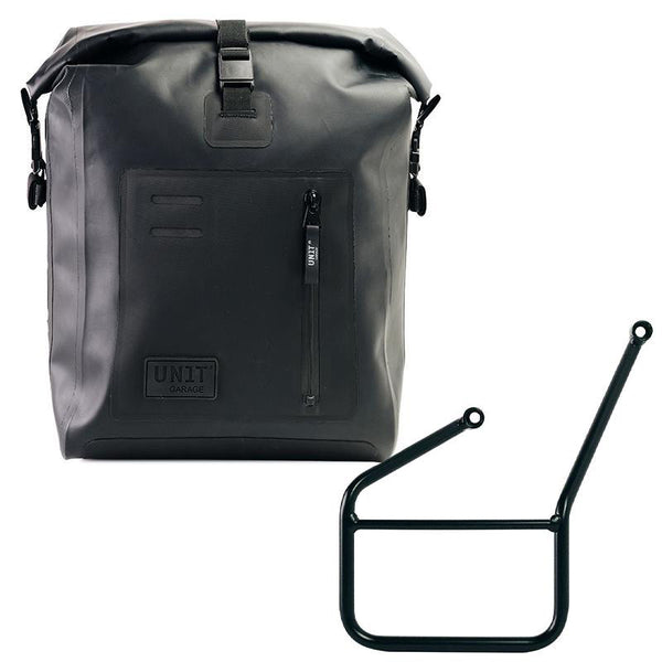 Unit Garage UG001+3007SX Khali side pannier in TPU + Left Subframe HUSQVARNA
