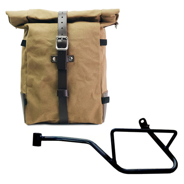 Unit Garage DPS-UGSET-4920 Canvas Pure Side Bag + Left Frame Moto Guzzi V7 EURO5 PLUS (2025 until now)