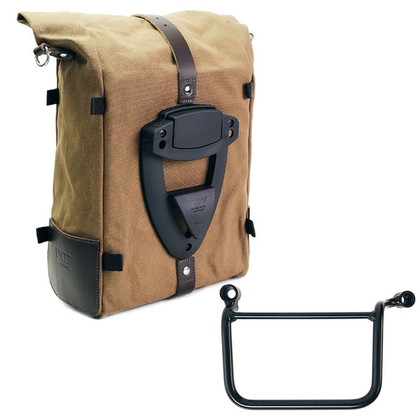 Unit Garage DPS-UGSET-4678 Canvas Pure Side Bag + Left Frame Royal Enfield Guerrilla 450