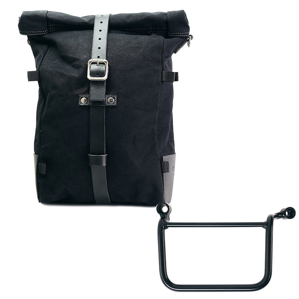 Unit Garage DPS-UGSET-4678 Canvas Pure Side Bag + Left Frame Royal Enfield Guerrilla 450