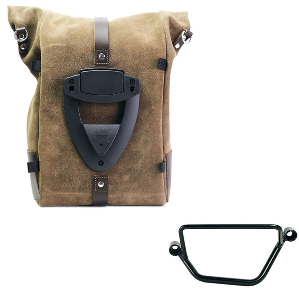 Unit Garage DPS-UGSET-4695 Waxed suede side pannier Pure + Left Frame Honda GB350S
