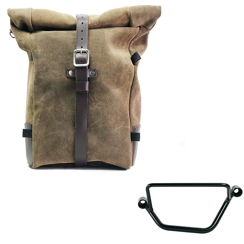 Unit Garage DPS-UGSET-4695 Waxed suede side pannier Pure + Left Frame Honda GB350S