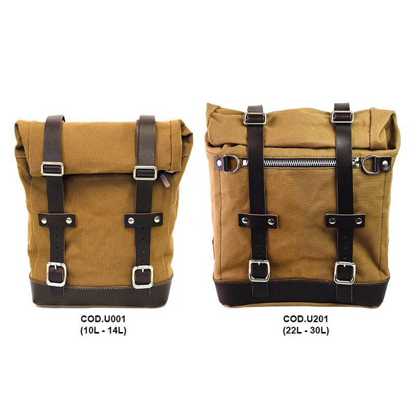Unit Garage U201+2280SX Canvas Side Pannier Scram 22L-30L + Left subframe Guzzi V85TT (2024 until now)