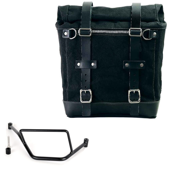 Unit Garage U201+5501DX Canvas Side Pannier Scram 22L-30L + Right Frame BMW F450GS