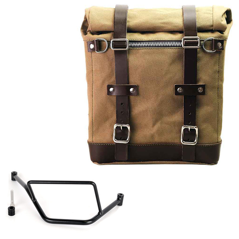 Unit Garage U201+5501DX Canvas Side Pannier Scram 22L-30L + Right Frame BMW F450GS