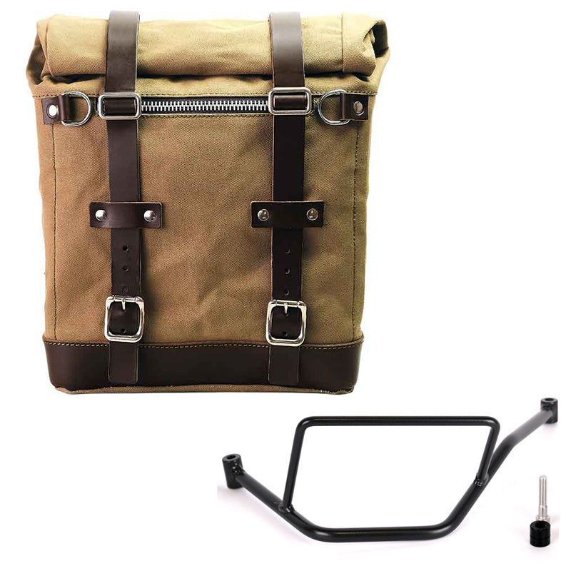 Unit Garage U201+5501SX Canvas Side Pannier Scram 22L-30L + Left Frame BMW F450GS