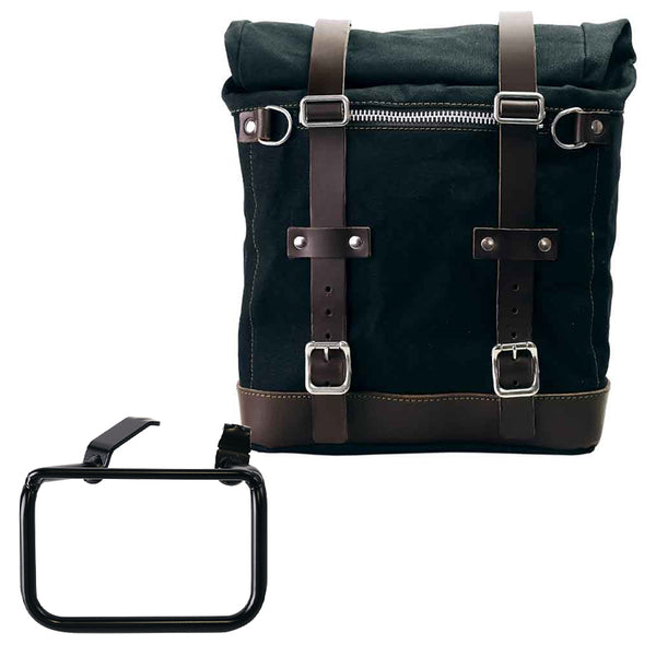 Unit Garage U201+5001DX Canvas Side Pannier Scram 22L-30L + Right Frame BMW R12 G/S