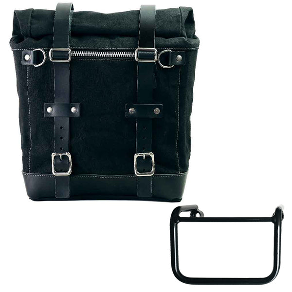Unit Garage U201+4322SX Canvas Side Pannier Scram 22L-30L + Left Subframe BMW R12