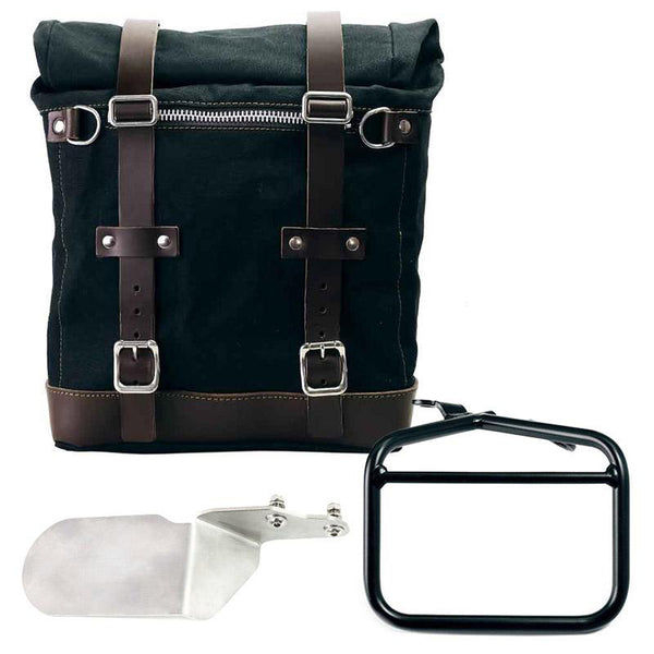 Unit Garage U201+2723DX Canvas Side Pannier Scram 22L-30L + Right subframe Ducati Desert Sled