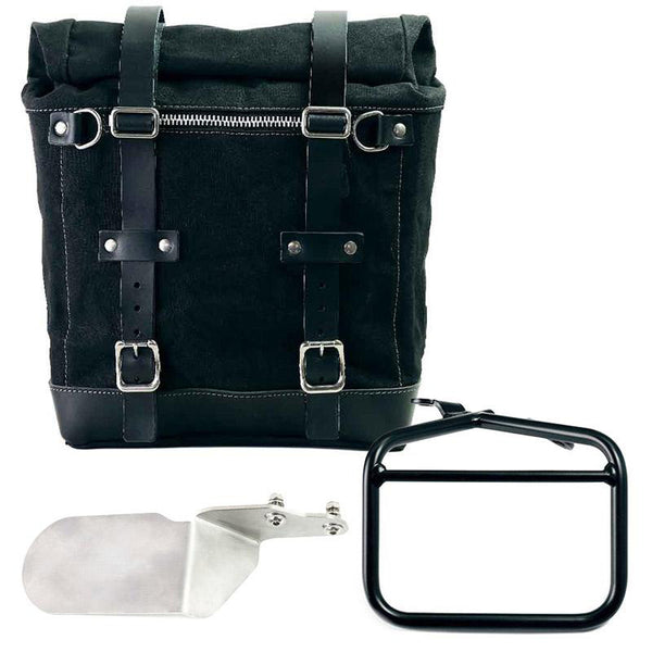 Unit Garage U201+2723DX Canvas Side Pannier Scram 22L-30L + Right subframe Ducati Desert Sled