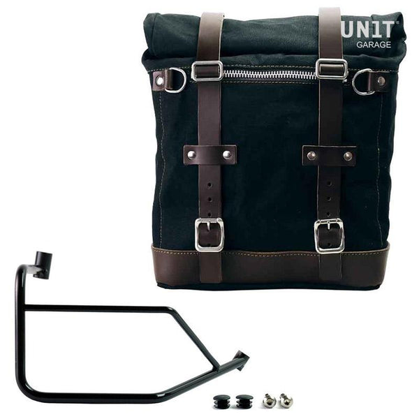 Unit Garage U201+3900DX Canvas Side Pannier Scram 22L-30L + Right Subframe Ducati DesertX