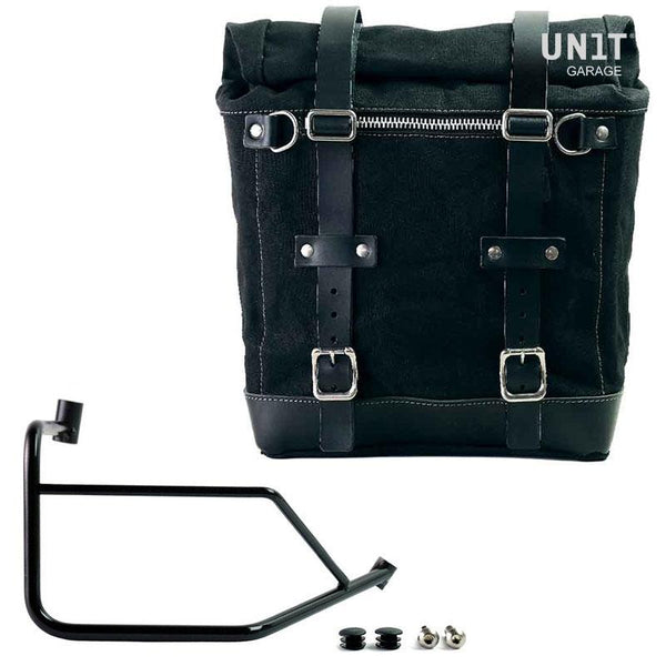 Unit Garage U201+3900DX Canvas Side Pannier Scram 22L-30L + Right Subframe Ducati DesertX