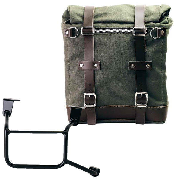 Unit Garage U201+4151DX Canvas Side Pannier Scram 22L-30L + Right Frame Honda CRF1100L Africa Twin & Adventure Sports (2024 until now)