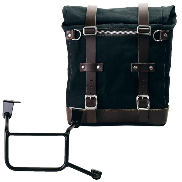 Unit Garage U201+4151DX Canvas Side Pannier Scram 22L-30L + Right Frame Honda CRF1100L Africa Twin & Adventure Sports (2024 until now)
