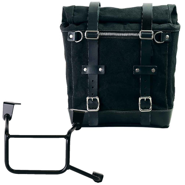 Unit Garage U201+4151DX Canvas Side Pannier Scram 22L-30L + Right Frame Honda CRF1100L Africa Twin & Adventure Sports (2024 until now)