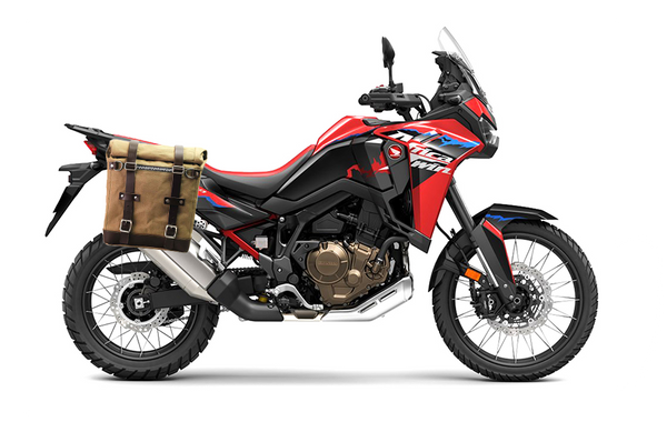 Unit Garage U201+4151DX Canvas Side Pannier Scram 22L-30L + Right Frame Honda CRF1100L Africa Twin & Adventure Sports (2024 until now)