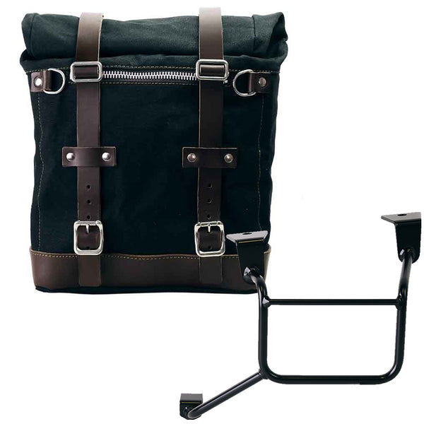 Unit Garage U201+4151SX Canvas Side Pannier Scram 22L-30L + Left Frame Honda CRF1100L Africa Twin & Adventure Sports (2024 until now)