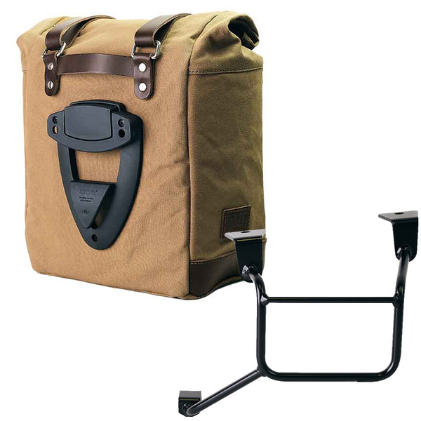 Unit Garage U201+4151SX Canvas Side Pannier Scram 22L-30L + Left Frame Honda CRF1100L Africa Twin & Adventure Sports (2024 until now)