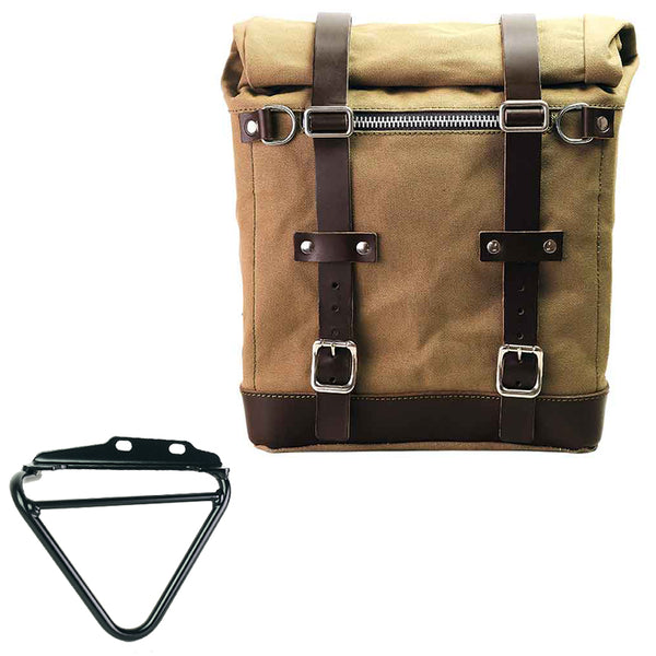 Unit Garage U201+3008DX Canvas Side Pannier Scram 22L-30L + Right subframe Husqvarna 125-250-401 (2024 until now)