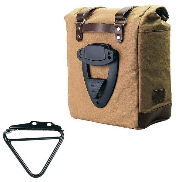 Unit Garage U201+3008DX Canvas Side Pannier Scram 22L-30L + Right subframe Husqvarna 125-250-401 (2024 until now)