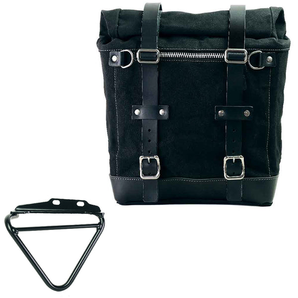 Unit Garage U201+3008DX Canvas Side Pannier Scram 22L-30L + Right subframe Husqvarna 125-250-401 (2024 until now)
