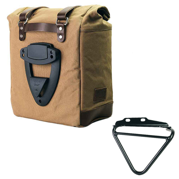 Unit Garage U201+3008SX Canvas Side Pannier Scram 22L-30L + Left subframe Husqvarna 125-250-401 (2024 until now)