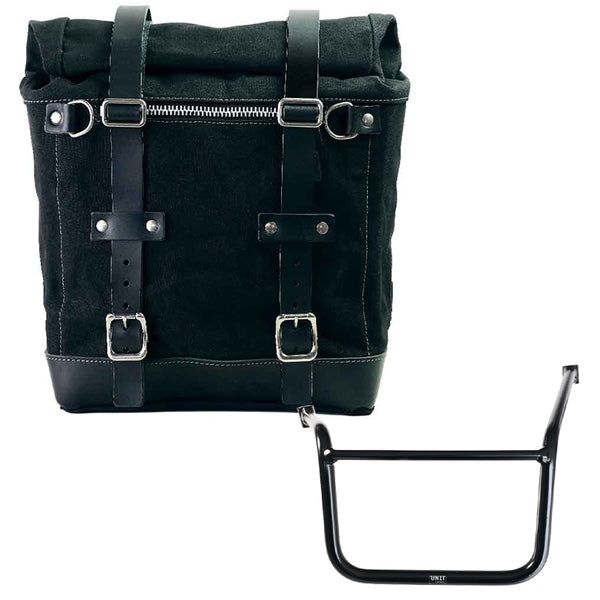 Unit Garage U201+2280SX Canvas Side Pannier Scram 22L-30L + Left subframe Guzzi V85TT (2024 until now)