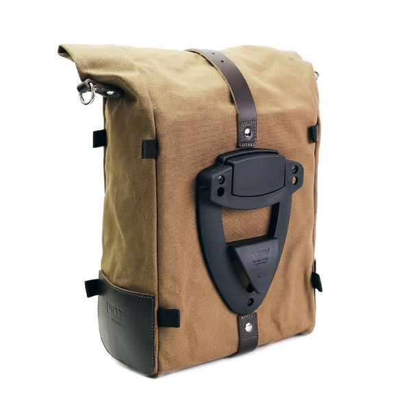 Unit Garage DPS-UGSET-4686 Canvas Pure Side Bag + Right Frame Moto Guzzi V7 EURO5