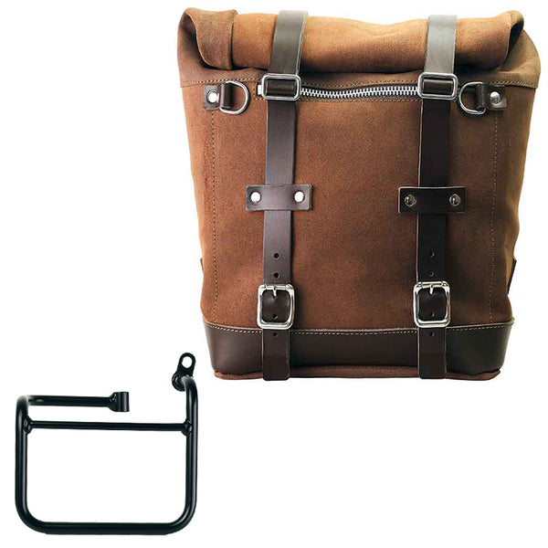 Unit Garage U202+3710DX Waxed suede side pannier Scram 22L-30L  + Right Subframe BMW CE 02