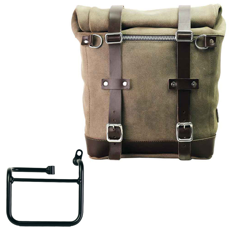 Unit Garage U202+3710DX Waxed suede side pannier Scram 22L-30L  + Right Subframe BMW CE 02