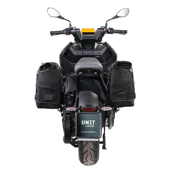 Unit Garage U202+3700DX Waxed suede side pannier Scram 22L-30L + Right Subframe BMW CE 04
