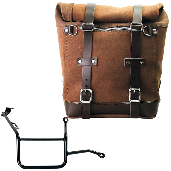 Unit Garage U202+4501DX Waxed suede side pannier Scram 22L-30L  + Right Subframe BMW F900GS