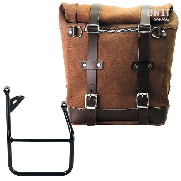 Unit Garage U202+4001DX Waxed suede side pannier Scram 22L-30L  + Right subframe BMW R1300GS