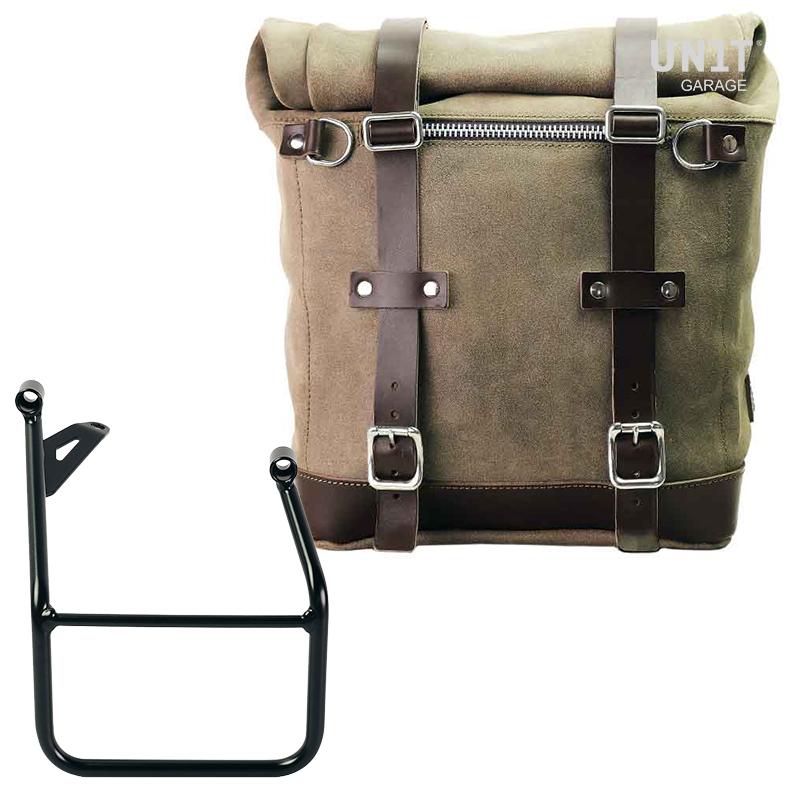 Unit Garage U202+4001DX Waxed suede side pannier Scram 22L-30L  + Right subframe BMW R1300GS
