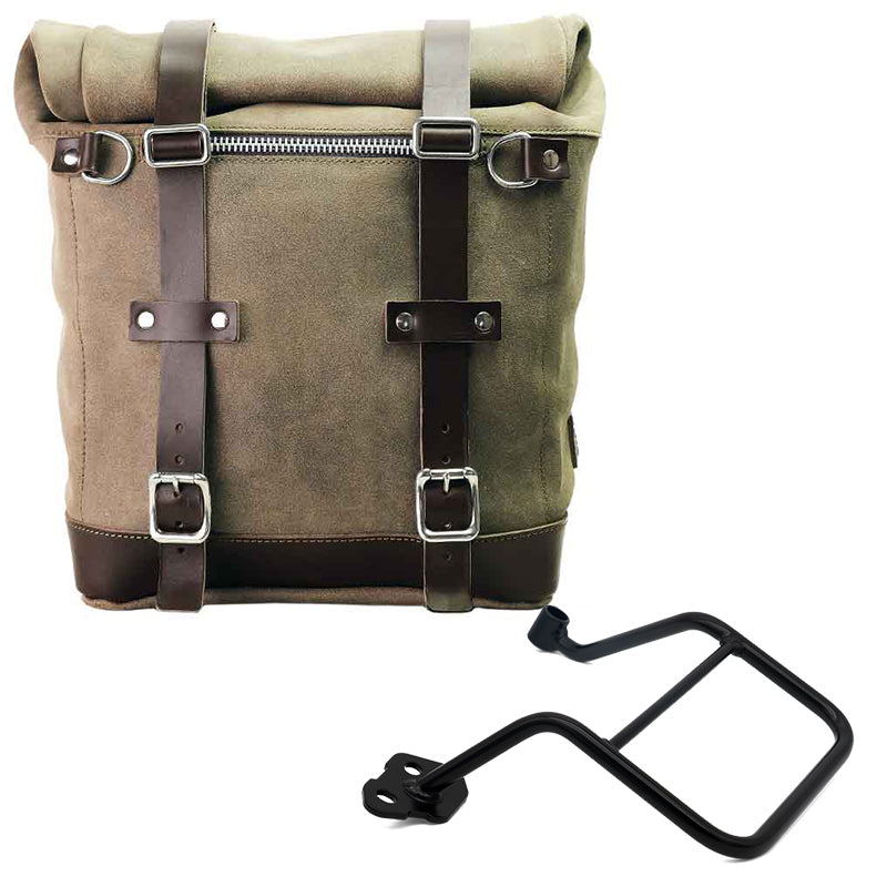 Unit Garage U202+4701SX Waxed suede side pannier Scram 22L-30L  + Left Frame KTM 1290/1390 Super Adventure S-R