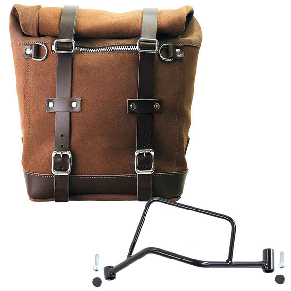 Unit Garage U202+2101SX Waxed suede side pannier Scram 22L-30L  + Left Subframe R 1200 R LC