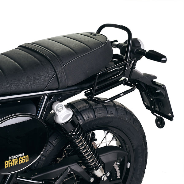 Unit Garage U202+3800 Waxed suede side pannier Scram 22L-30L + Subframe Royal Enfield Bear 650