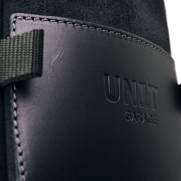 Unit Garage U302 Waxed suede side pannier Pure